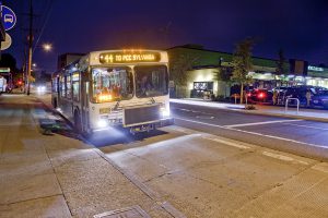 Bus on Williams Ave